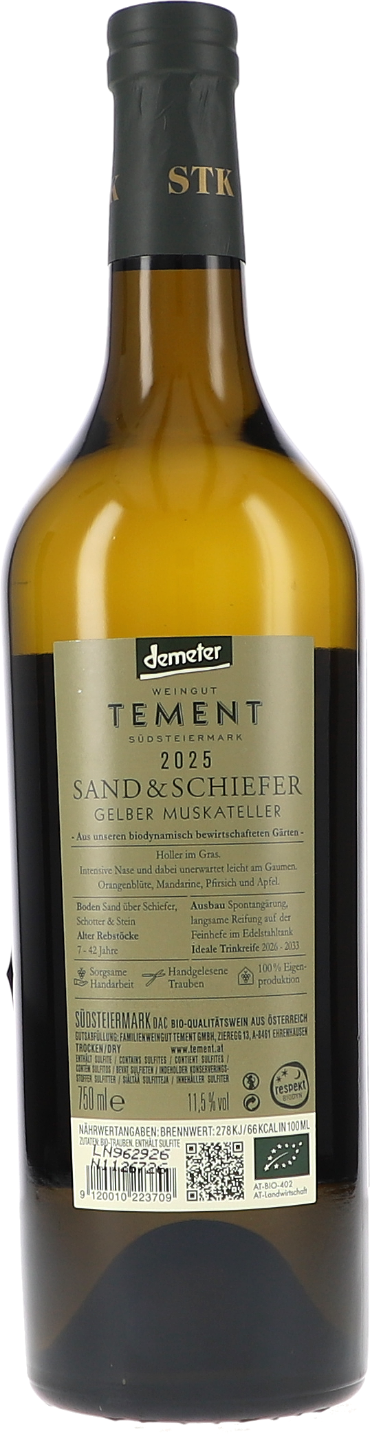 Weißwein, Sand & Schiefer, Gelber Muskatteller, Sand & Schiefer, 75 cl