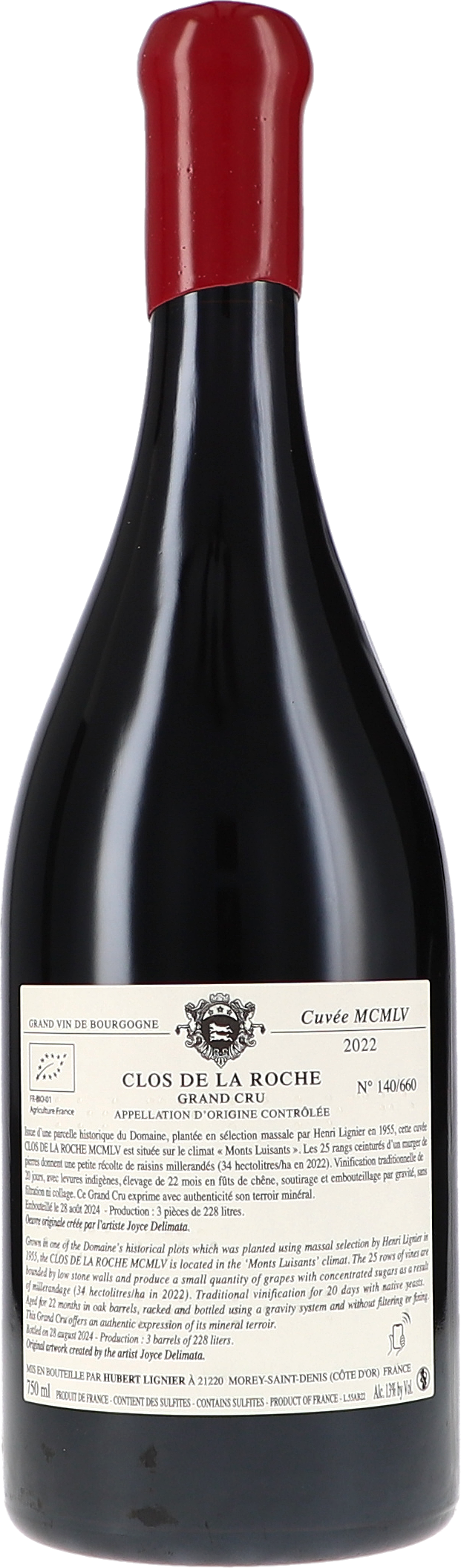 wein, rotwein, flasche, cru, etikette lesbar