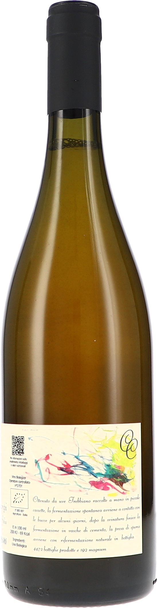 Terbianc, Bianco Frizzante, Emilia Trebbiano IGT Flasche, Alkohol, Getränk, Weinflasche