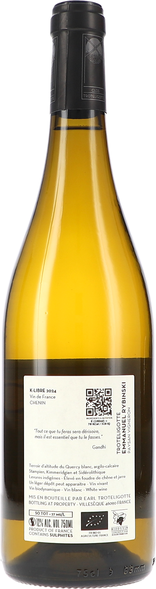 Weißer Wein, Champagnerflasche, glänzende Flasche, Etikett, Korken geschützt