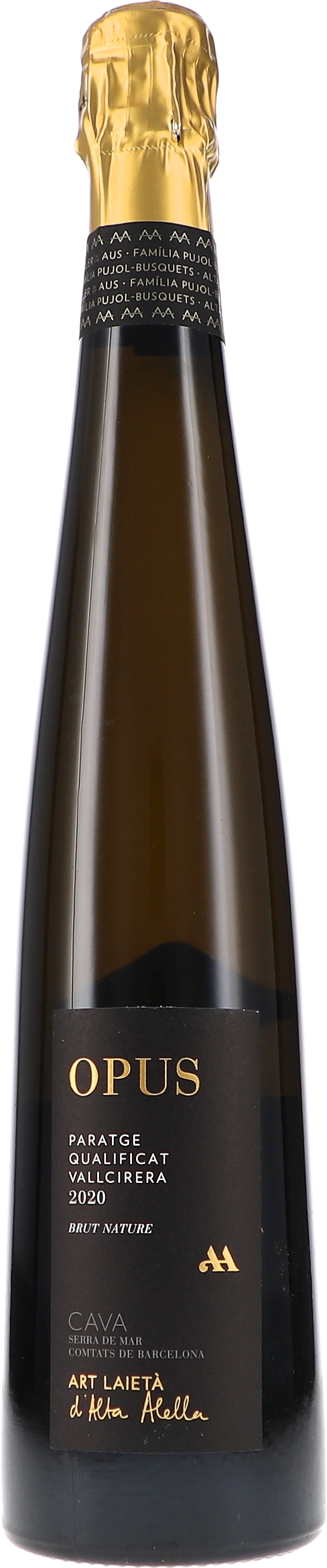 Mirgin Opus, Paratge Qualificat Vallcirera Brut Nature Alkohol, Bier, Getränk, Flasche, Weinflasche