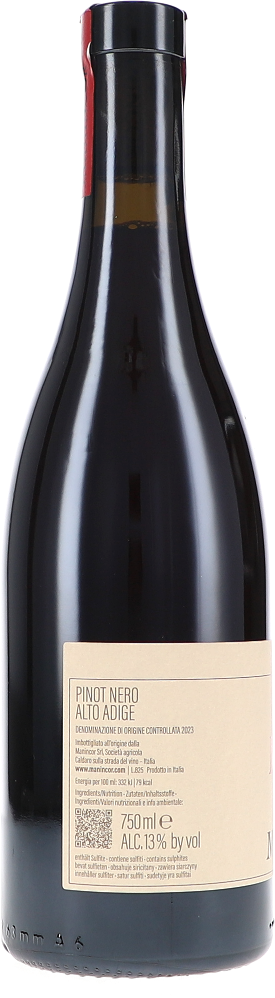 Weinflasche, Pinot Noir, Rotwein, 750 ml, Alkohol 13% vol