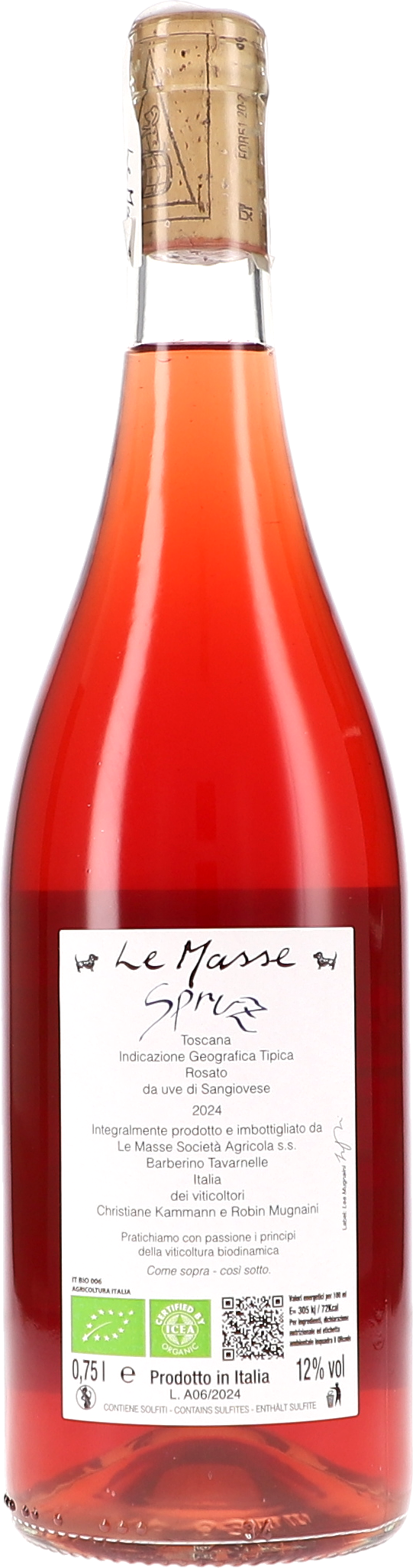 Rosé, Wein, Flasche, Italien, Etikett