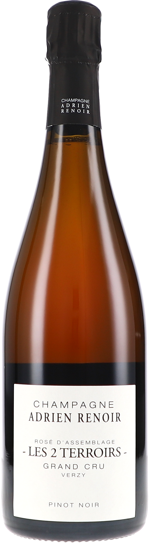 Les 2 Terroirs, Rosé Verzy Grand Cru Extra Brut Sekt, Champagner, Flasche, Rosé, Pinot Noir