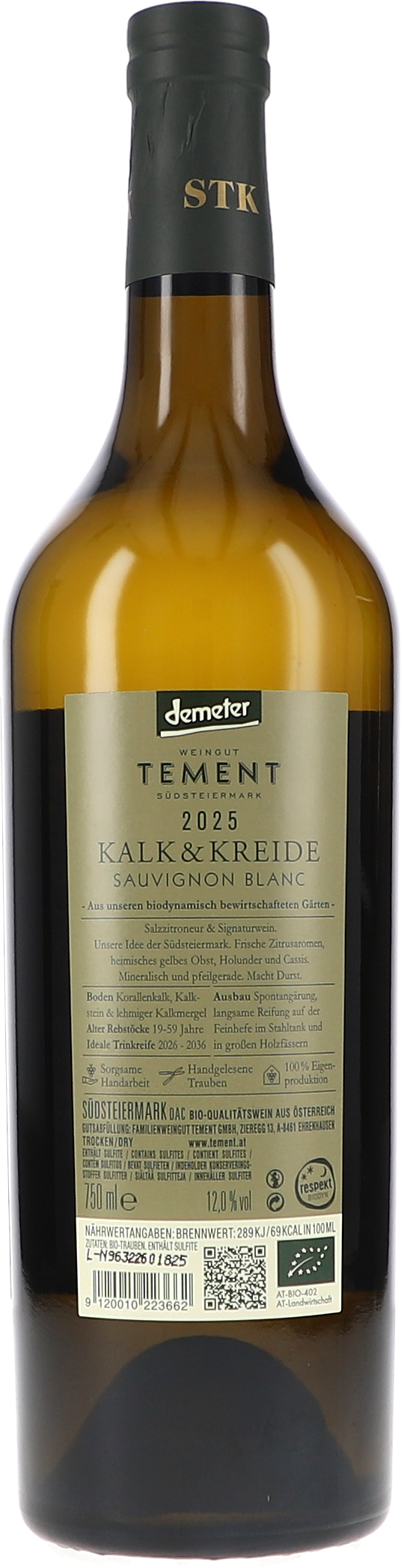 Weißwein, Sauvignon Blanc, Kalk & Kreide, 750 ml, Südsteiermark