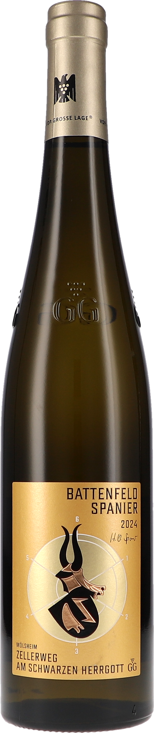 Riesling Zellerweg am Schwarzen Herrgott GG Alkohol, Bier, Getränk, Flasche