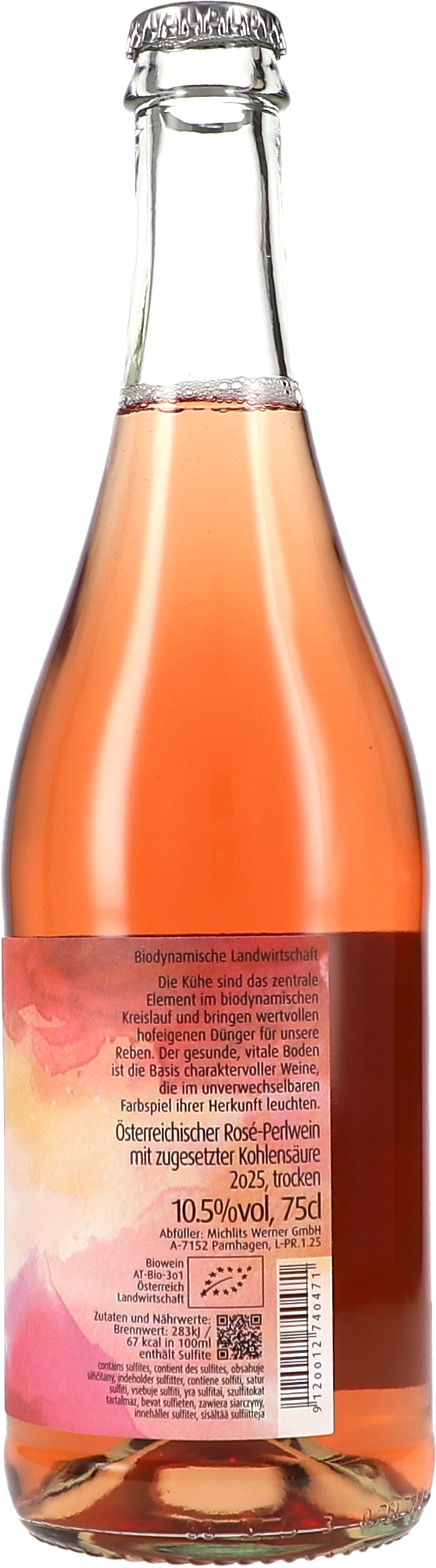 Rosé, Sekt, Flasche, Kohlensäure, Etikett