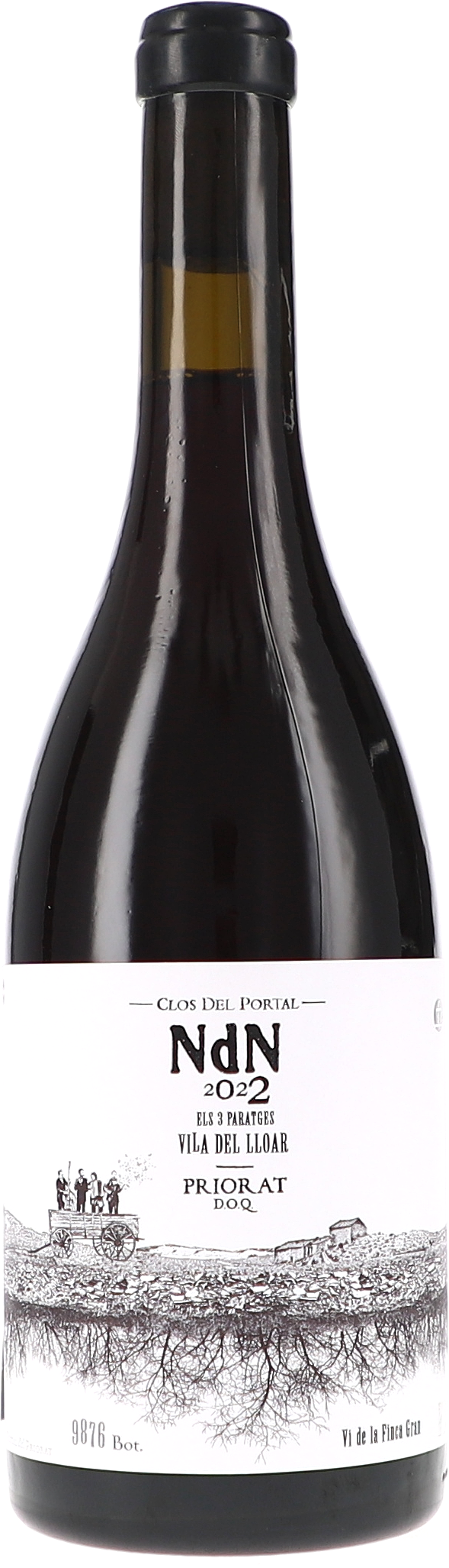 Wein, Rotwein, Priorat, Flasche, Etikett