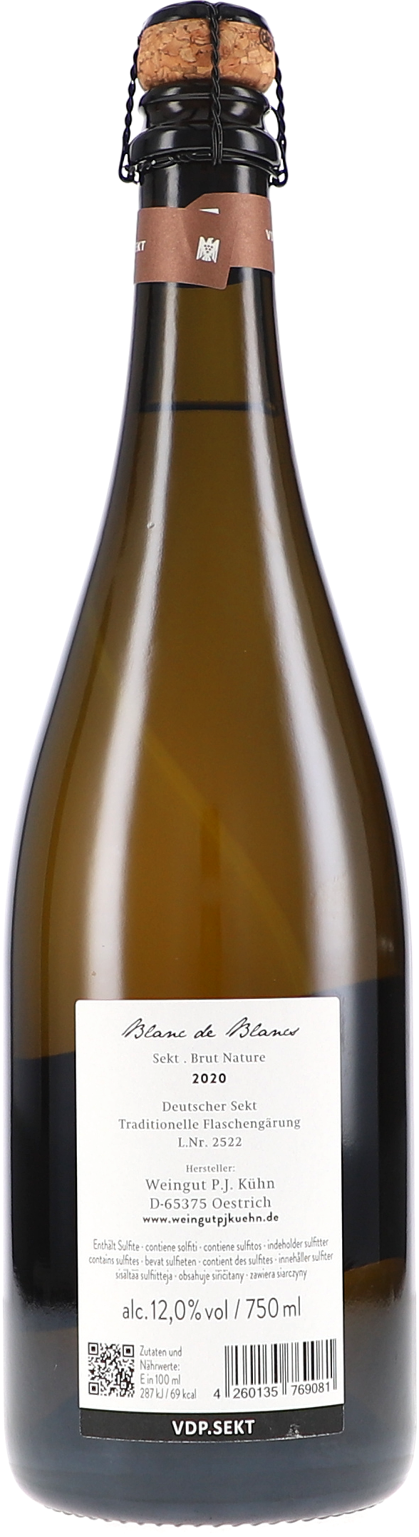 Sekt, Brut Nature, Flasche, Champagnerersatz?, 750 ml