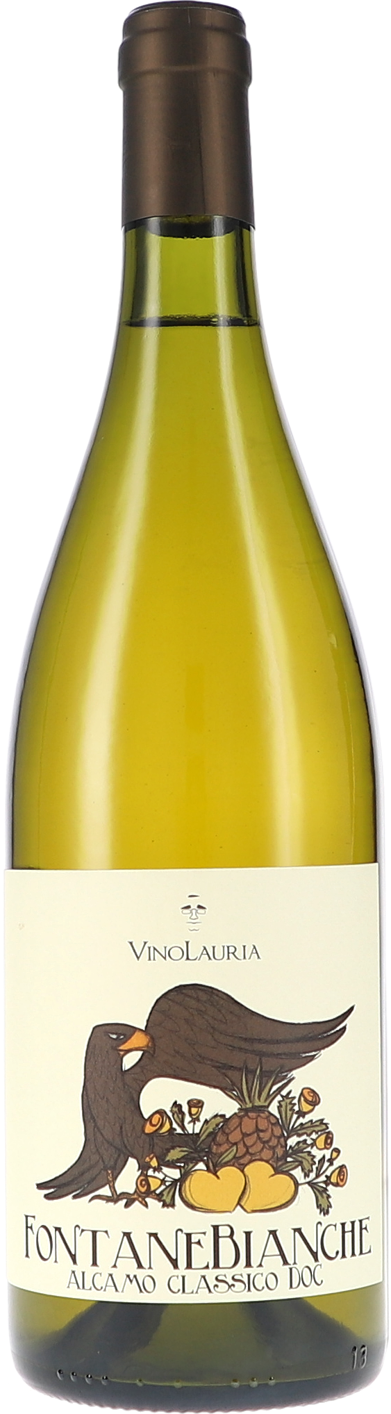 FontaneBianche Alcamo Classico DOC Flasche, Alkohol, Getränk, Schnaps, Weinflasche