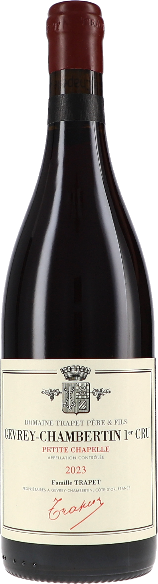 wein, rotwein, gevrey-chambertin, petite chapelle, flasche