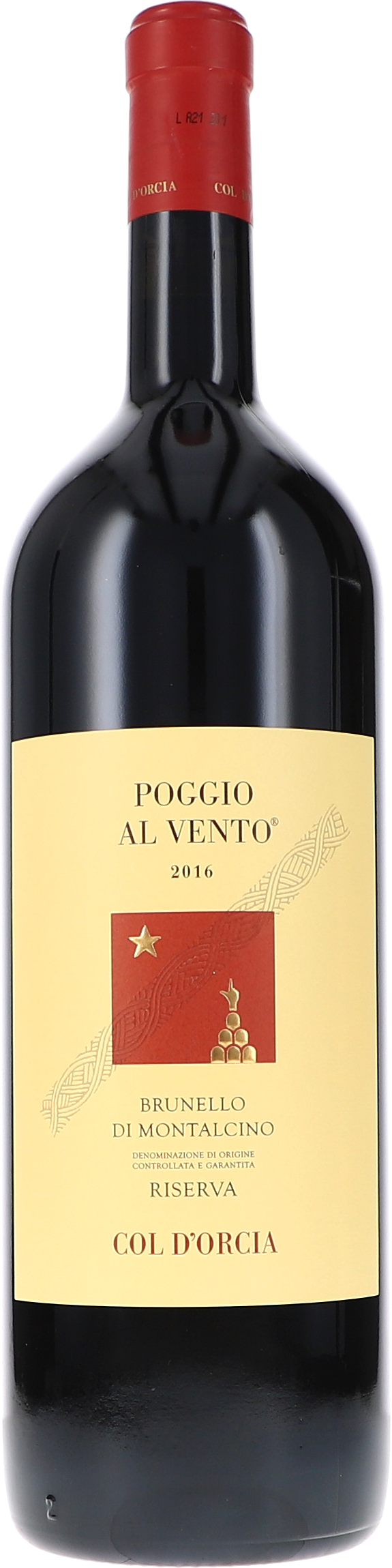 Poggio al Vento, Brunello di Montalcino Riserva DOCG Alkohol, Flasche, Schnaps, Weinflasche, Roter Wein