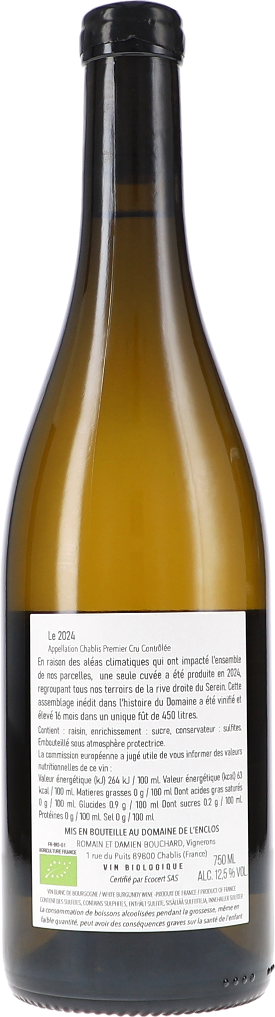 Weißwein, Chardonnay, Flasche, Klarer Körper, Etikett