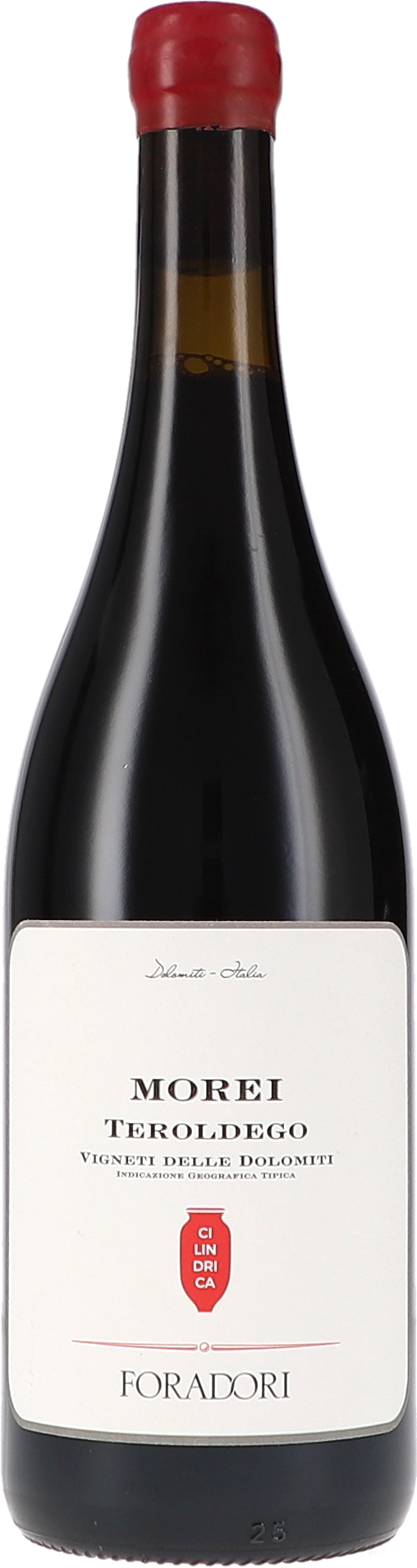 Rotwein, Teroldego, Glasflasche, Dunkles Glas, Roter Verschluss