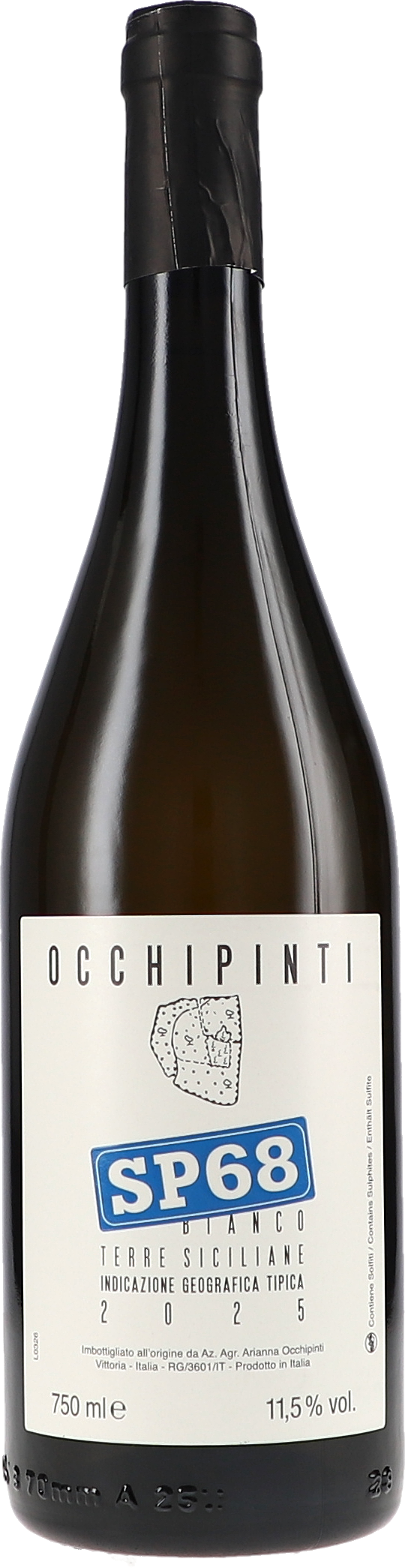 SP68 Bianco IGT Sicilia Weißwein, Sicilia, Italienischer Wein, 750ml, Terre Siciliane
