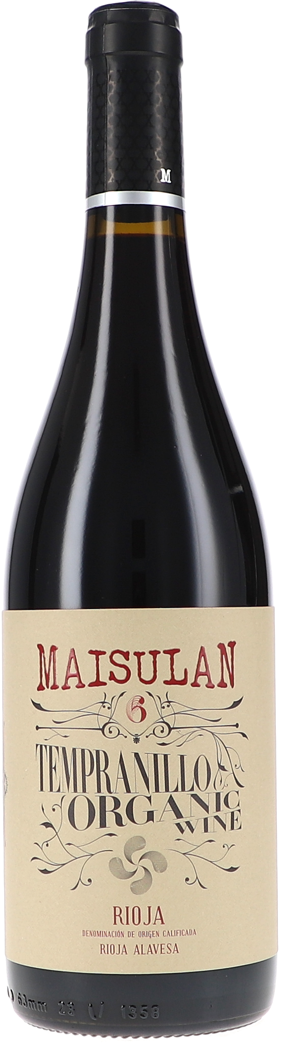 Maisulan 6 wein, rotwein, Tempranillo, Rioja, organisch