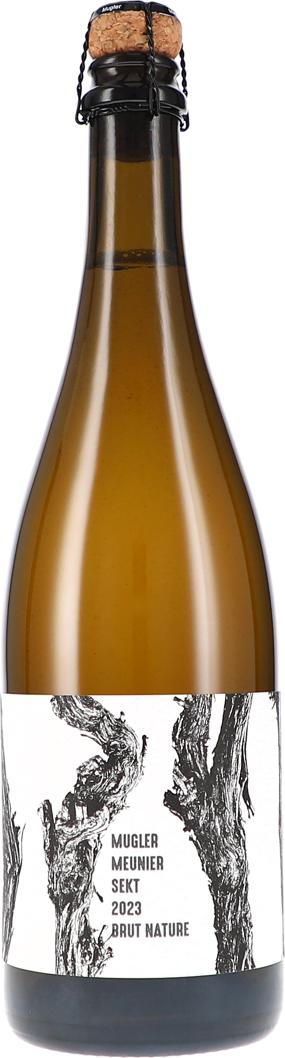 Mugler Meunier Sekt Brut Nature Alkohol, Bier, Getränk, Flasche, Bier-Flasche