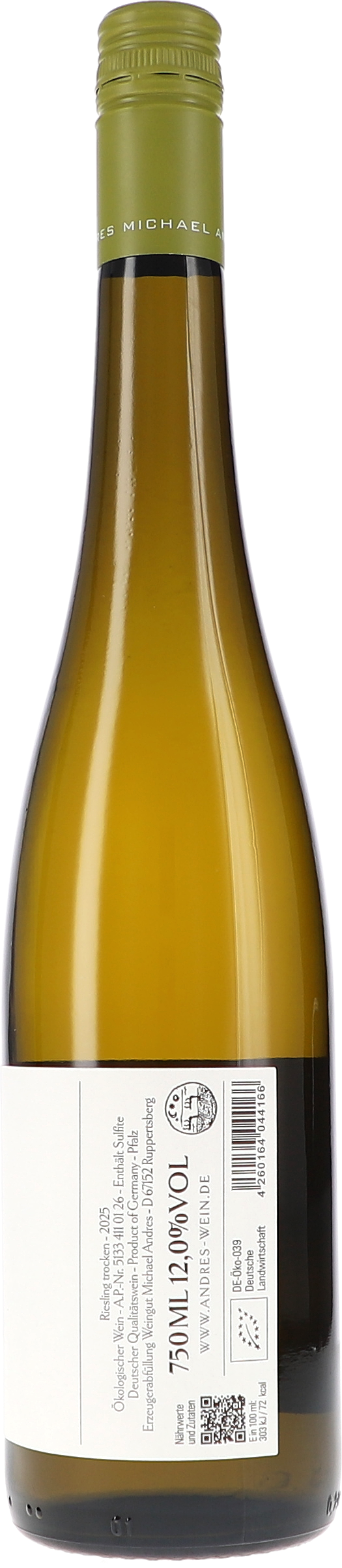 Weißwein, Flasche, 750ml, Glas, Etikett