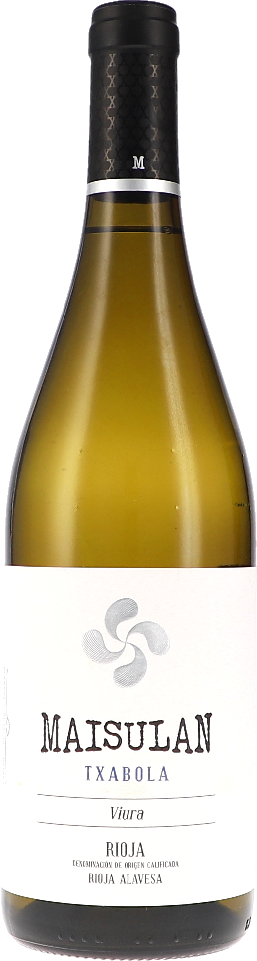Txabola Viura Weißwein, Flasche, Etikett, RIOJA, Viura