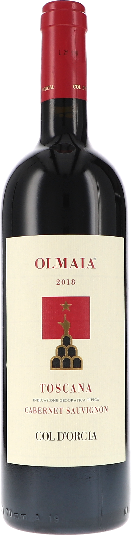 Olmaia Toscana Rosso IGT Alkohol, Flasche, Schnaps, Weinflasche, Roter Wein