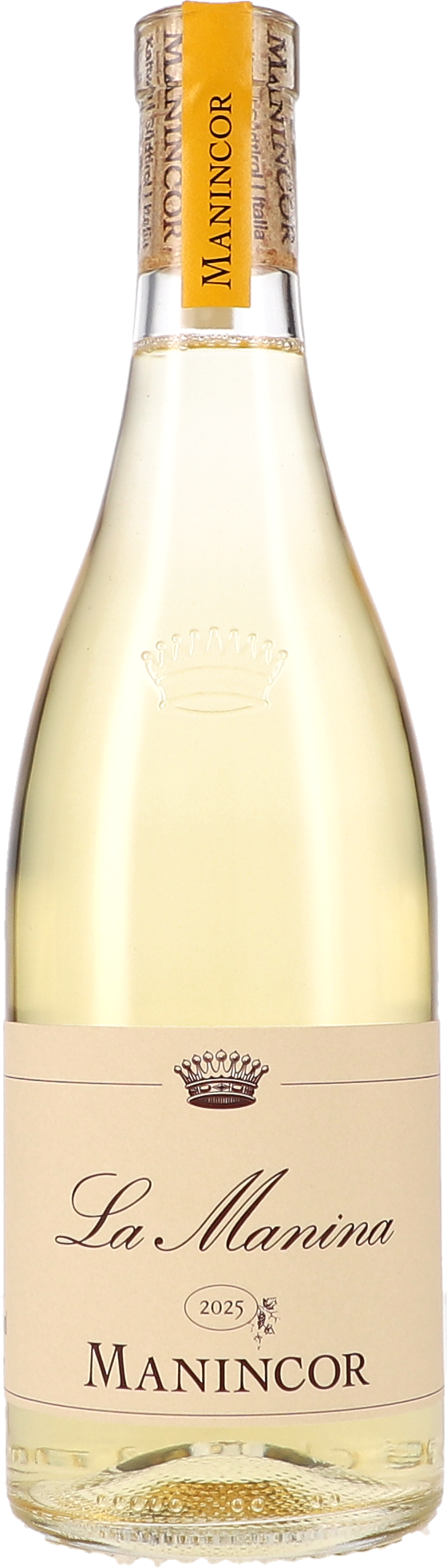 Weißwein, Sekt, Flasche, Glas, Etikett La Manina