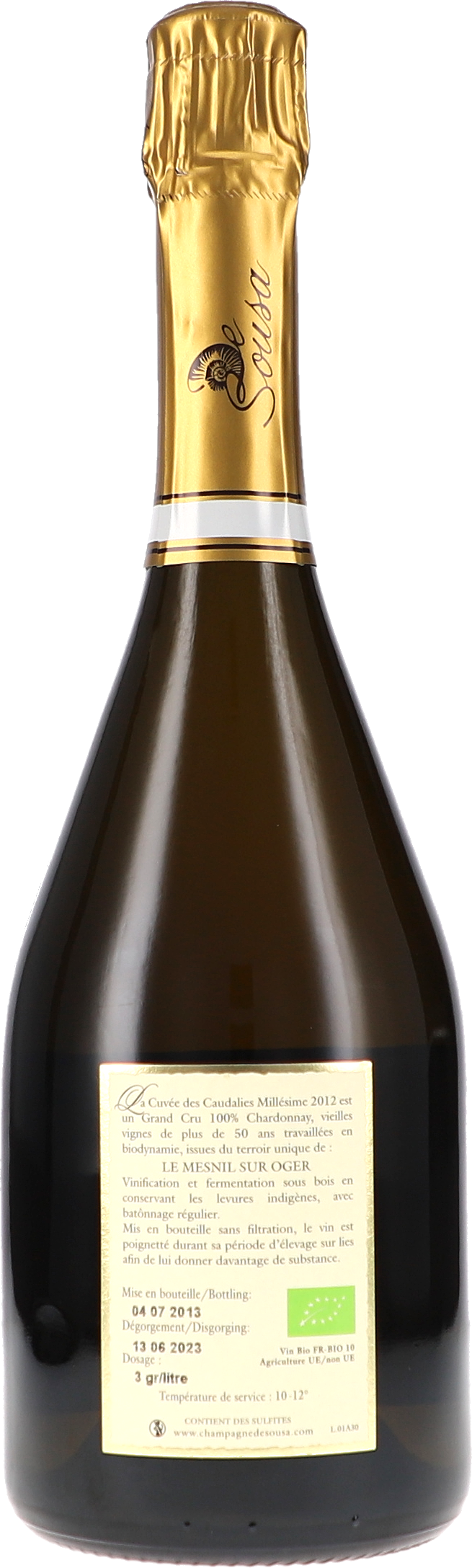 Sektflasche, Schaumwein, Champagne, Goldfolie, Etikett