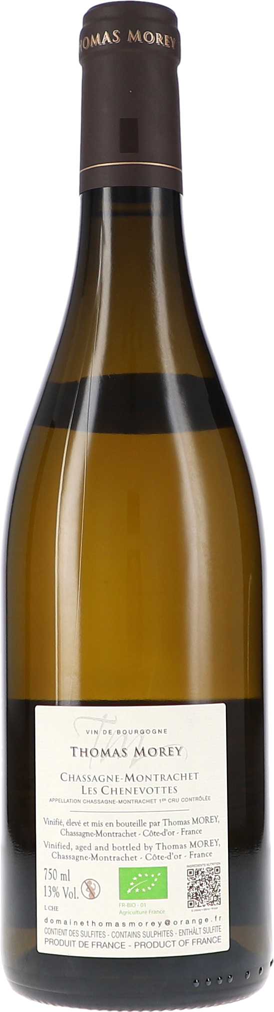 Weißwein, Chassagne-Montrachet, Les Chenevottes, Bourgogne, 750 ml