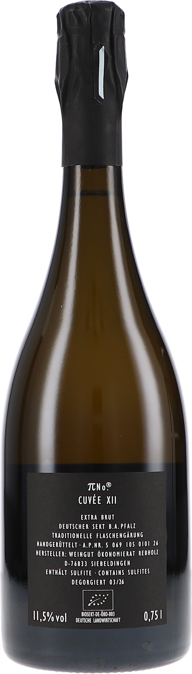 Sektflasche, Schaumwein, Glasflasche, Brut, 0,75l