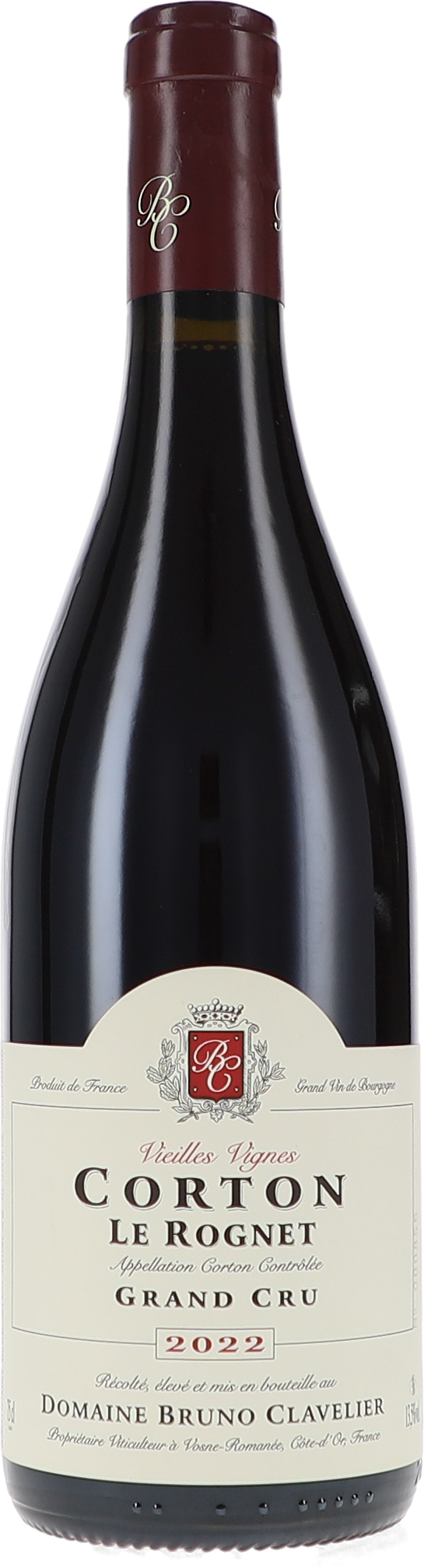 wein, rotwein, flasche, grand cru, 2022