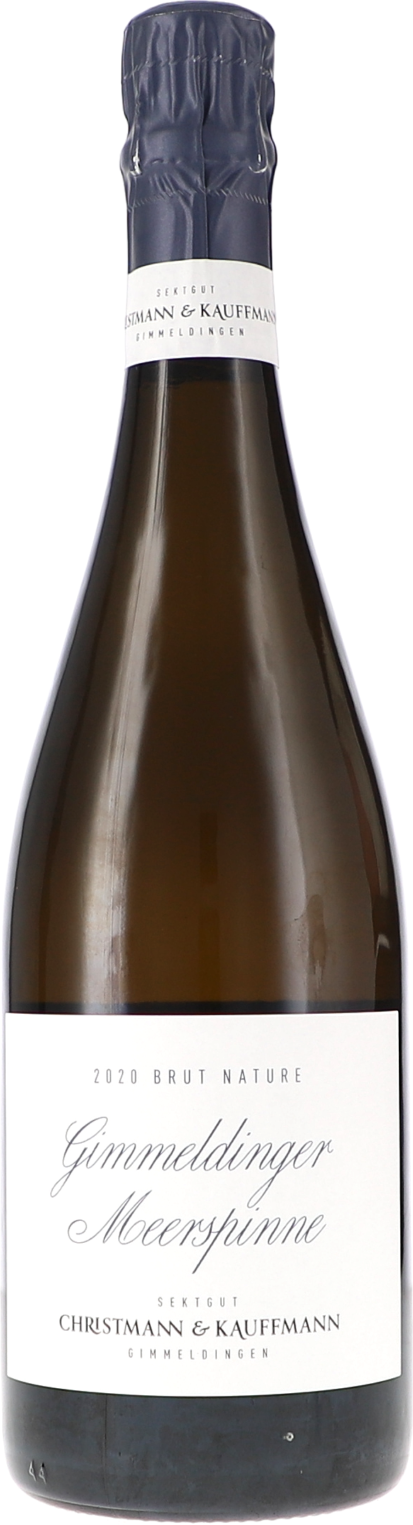 Gimmeldinger Meerspinne Sekt Brut Nature Sekt, Brut Nature, Gemme, Sektflasche, Wein
