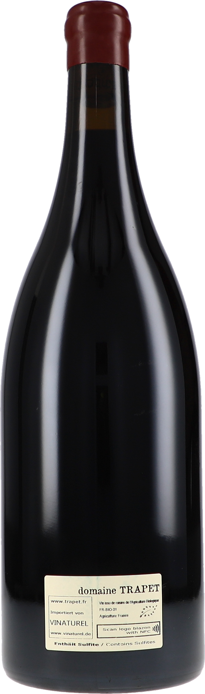 weinflasche, rotwein, glasflasche, etikett, domaine trapet