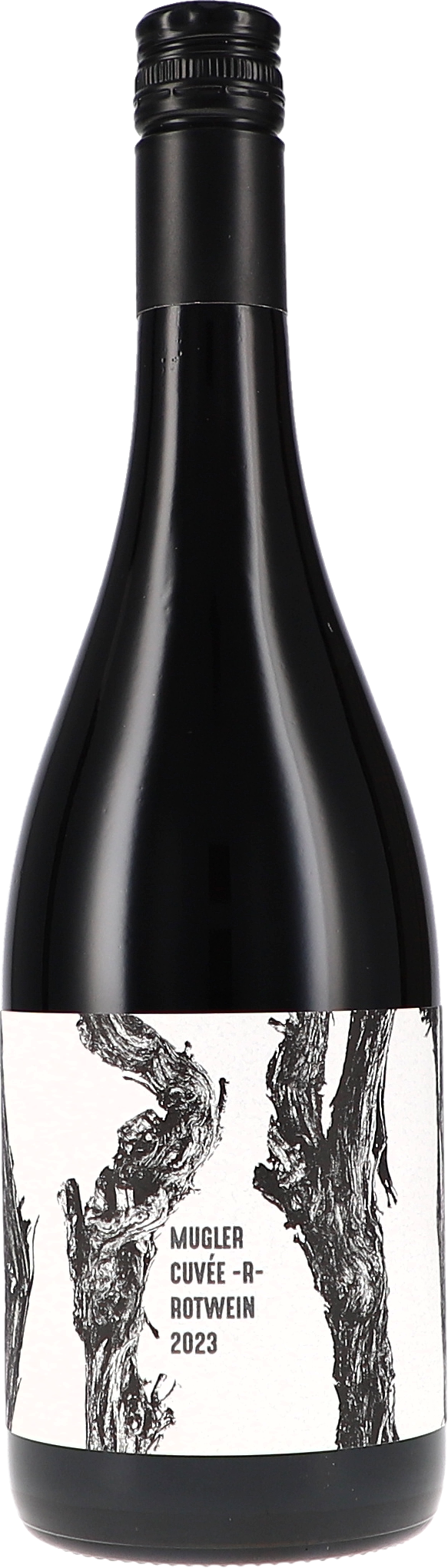 Mugler Cuvée -R- Rotwein Alkohol, Getränk, Bier, Schnaps, Flasche