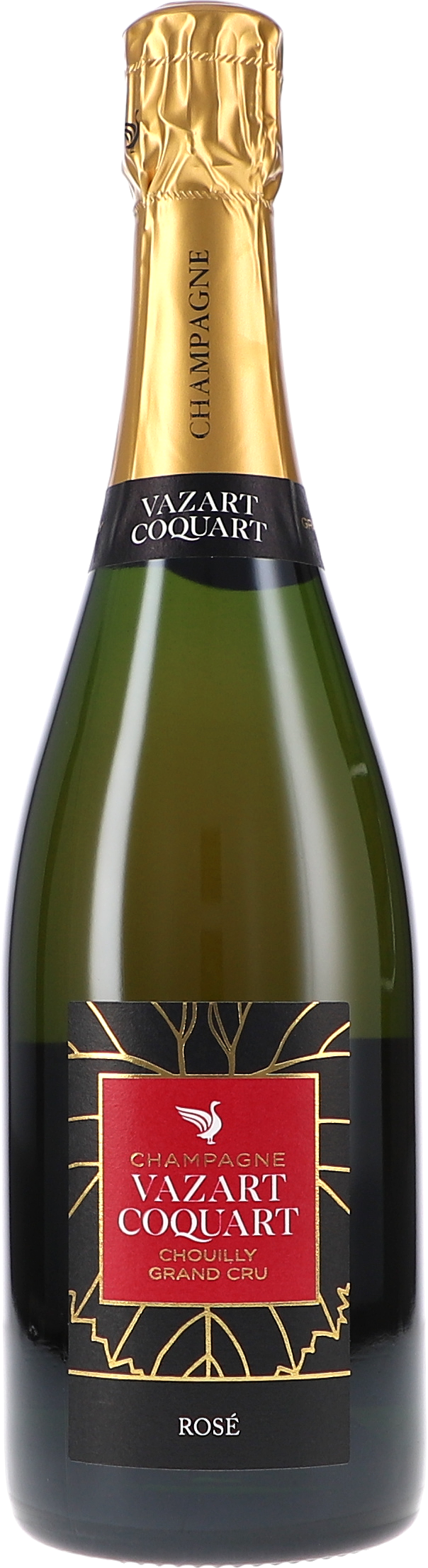 champagne, Sekt, Flasche, Rosé, Goldfolie