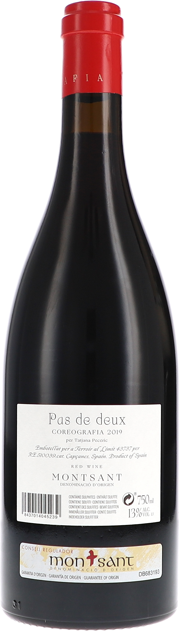 rotwein, flasche, 750ml, monstant, coreografia 2019
