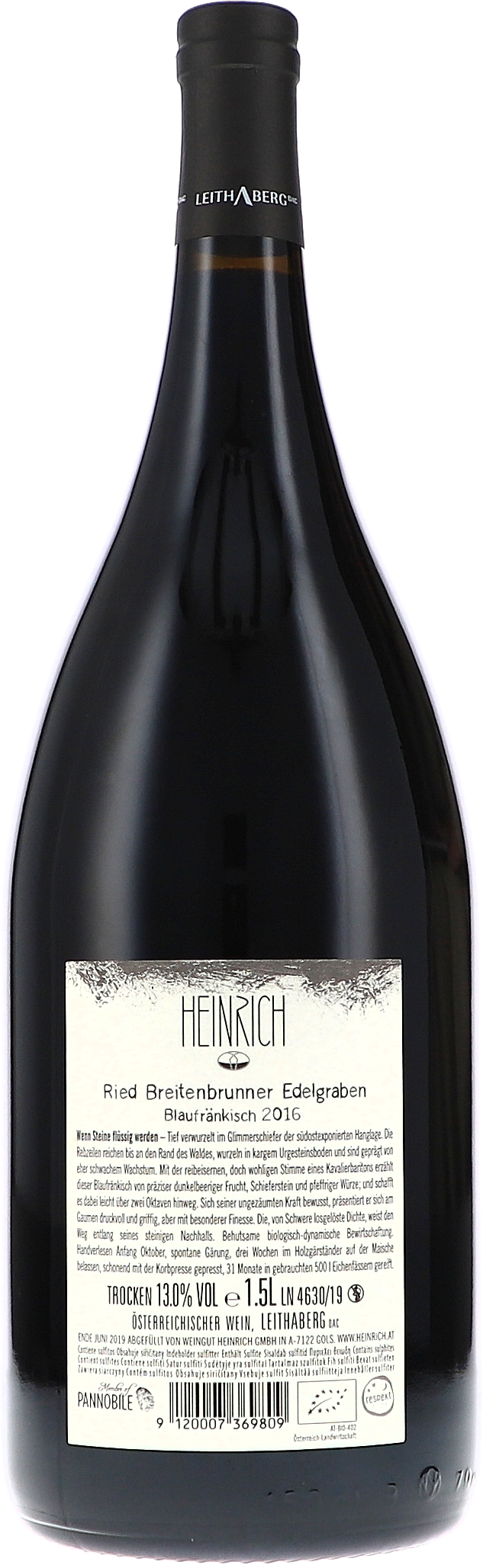 Blaufränkisch Edelgraben Leithaberg DAC