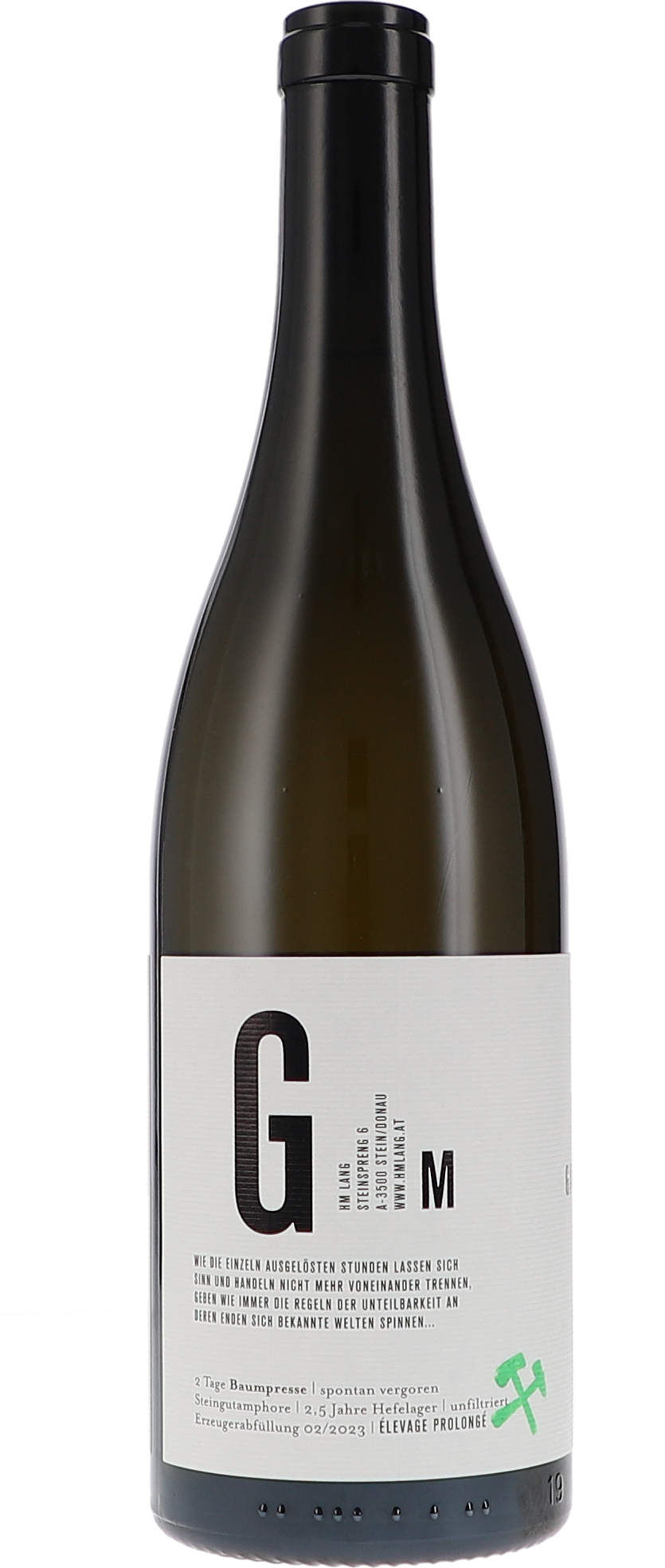 Grüner Veltliner Riede Steiner Schreck "Kalt und Klar" unfiltriert