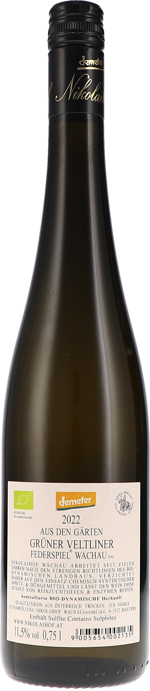Aus den Gärten, Grüner Veltliner Federspiel