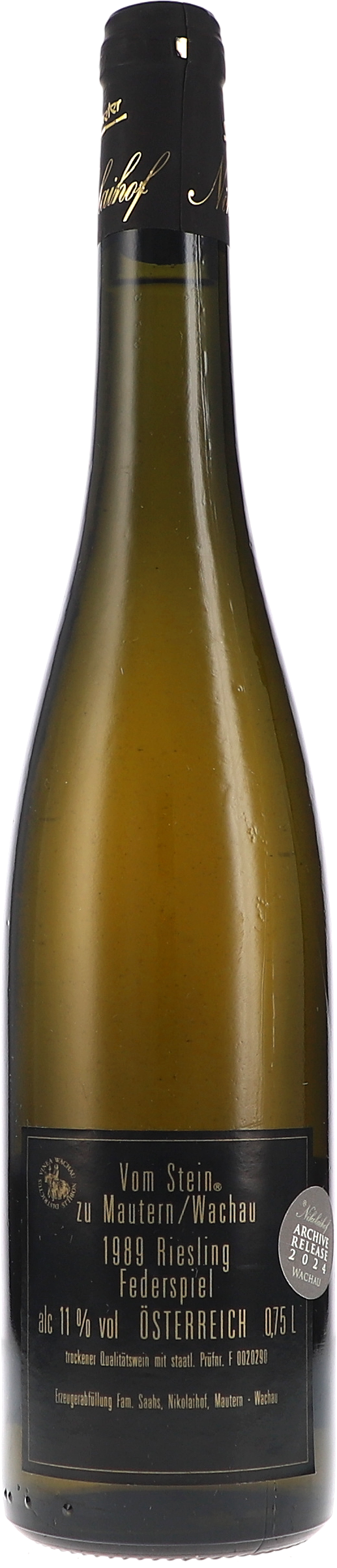 Vom Stein, Riesling Federspiel trocken