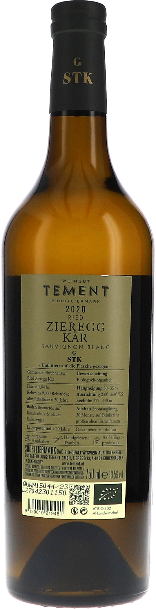 Ried Zieregg Kår Sauvignon Blanc, Große STK Lage