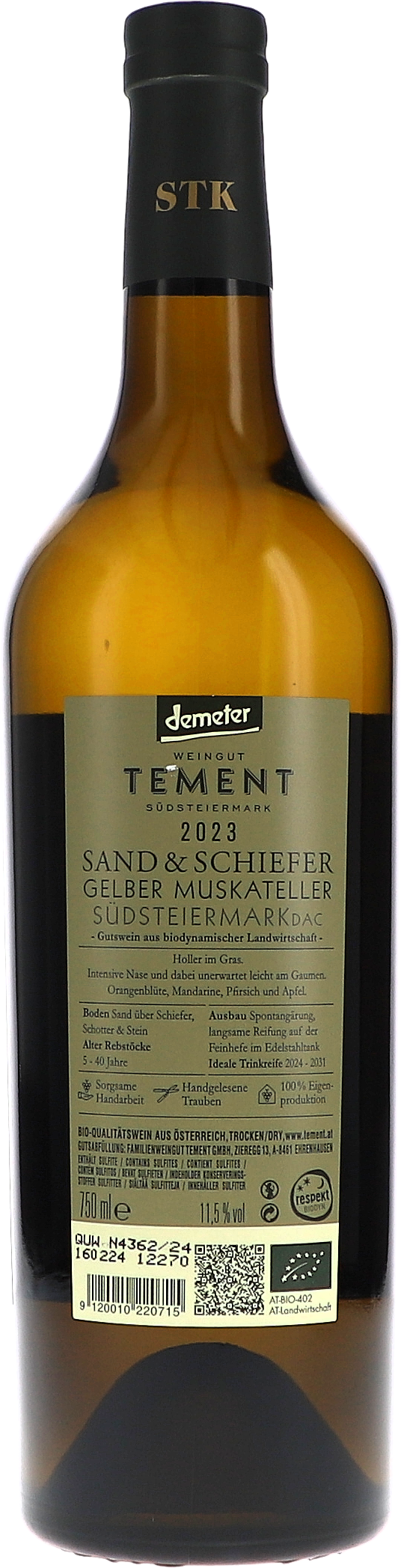 Gelber Muskateller "Sand & Schiefer" Südsteiermark DAC