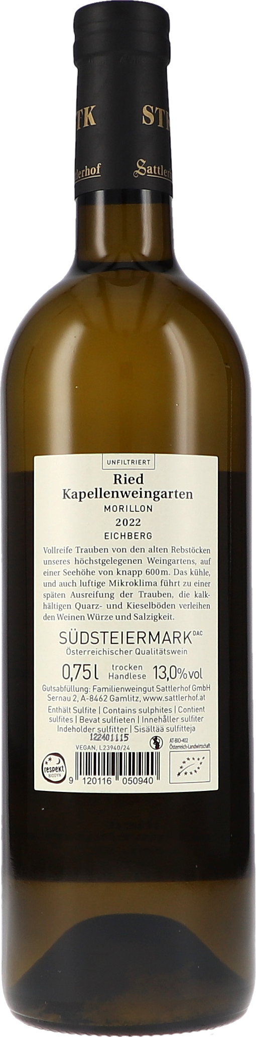 Ried Kapellenweingarten Morillon DAC