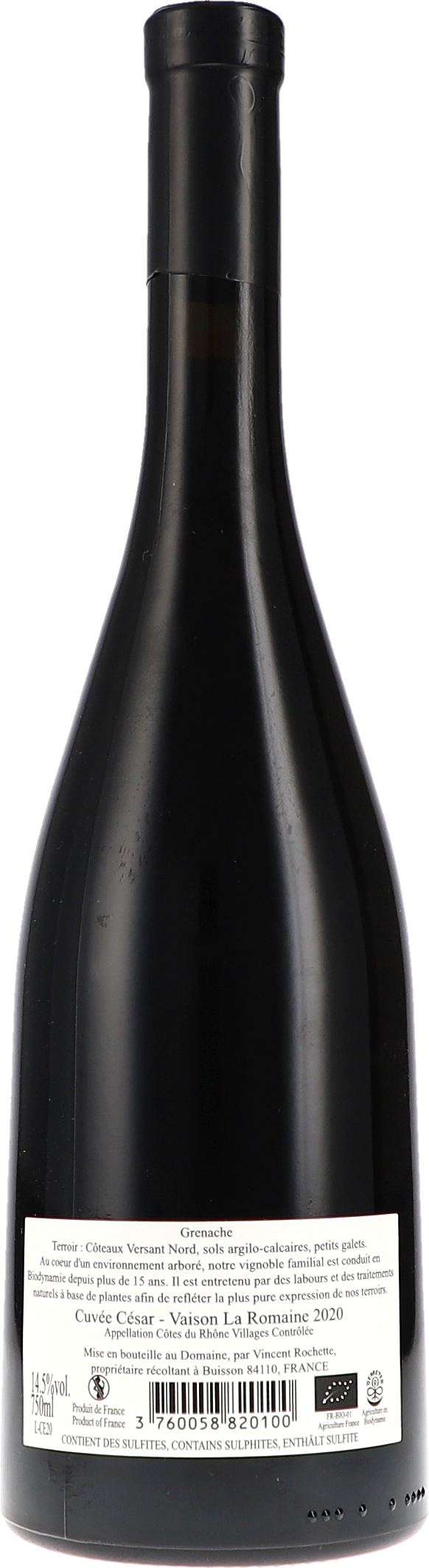 Côtes du Rhône Rouge "Cuvée César" AOC