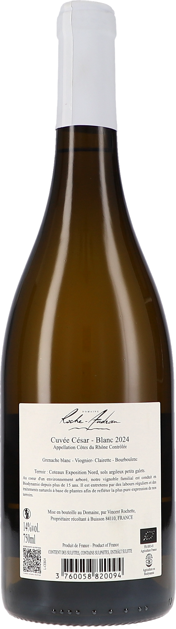Côtes du Rhône blanc "Cuvée César"