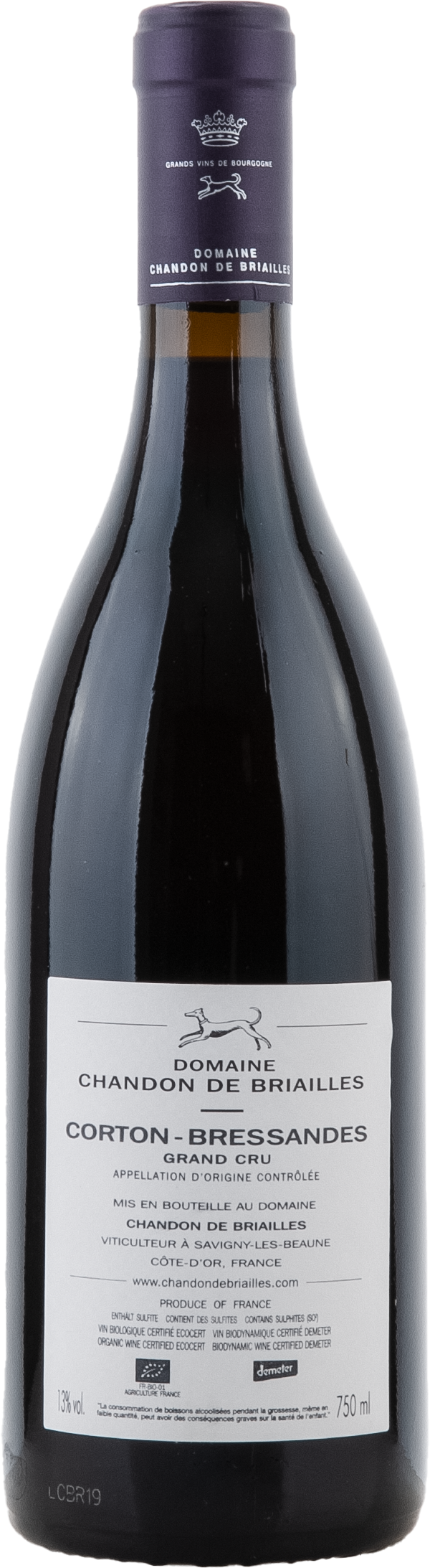 Corton-Bressandes Grand Cru rouge