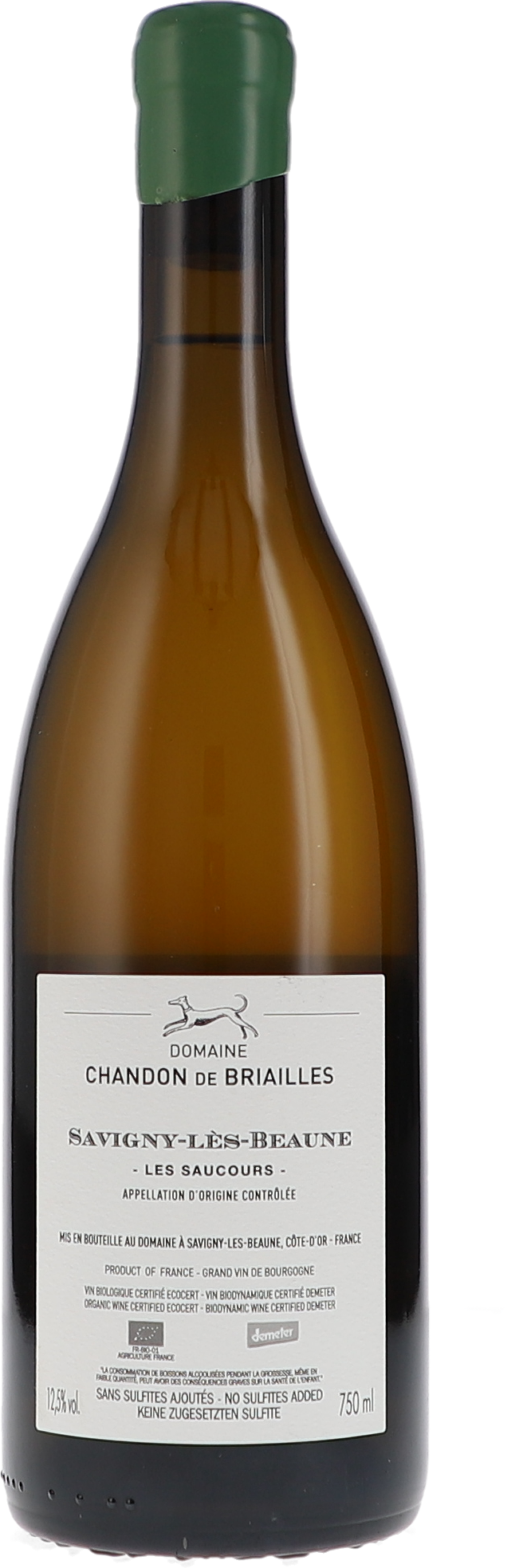 Savigny-Les-Beaune blanc "Les Saucours" Sans Sulfites Ajouté AOC