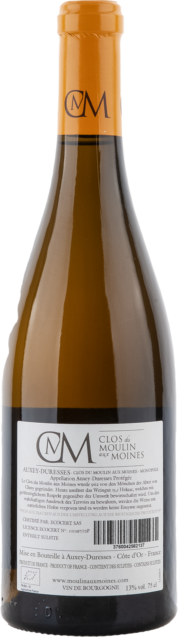 Auxey-Duresses "Moulin aux Moines" Monopole
