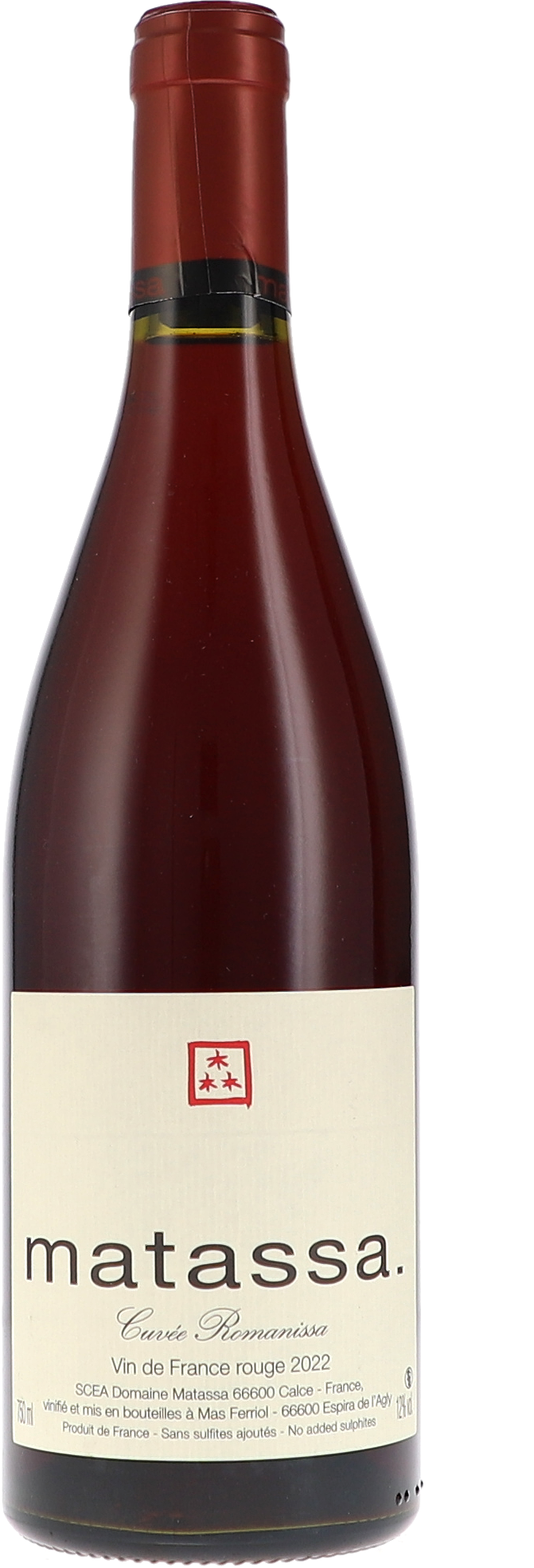 Cuvée Romanissa VdF rouge