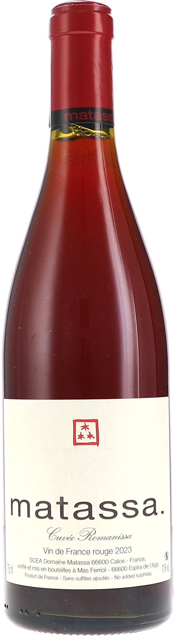 Cuvée Romanissa VdF rouge