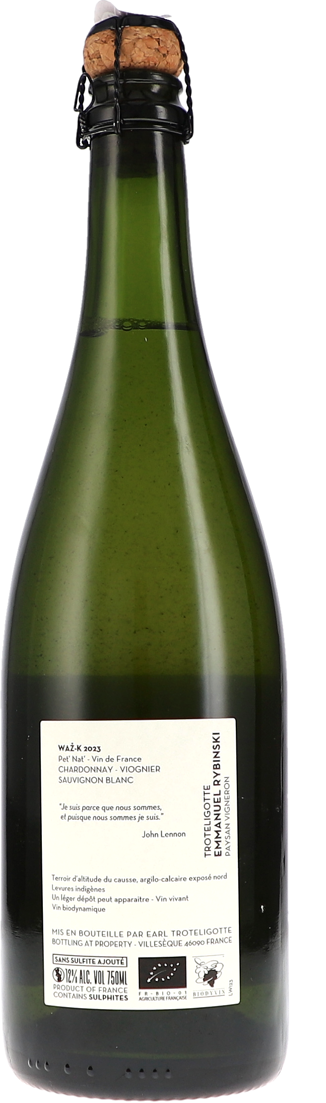 Waz-K Pétillant Naturel Blanc VdF