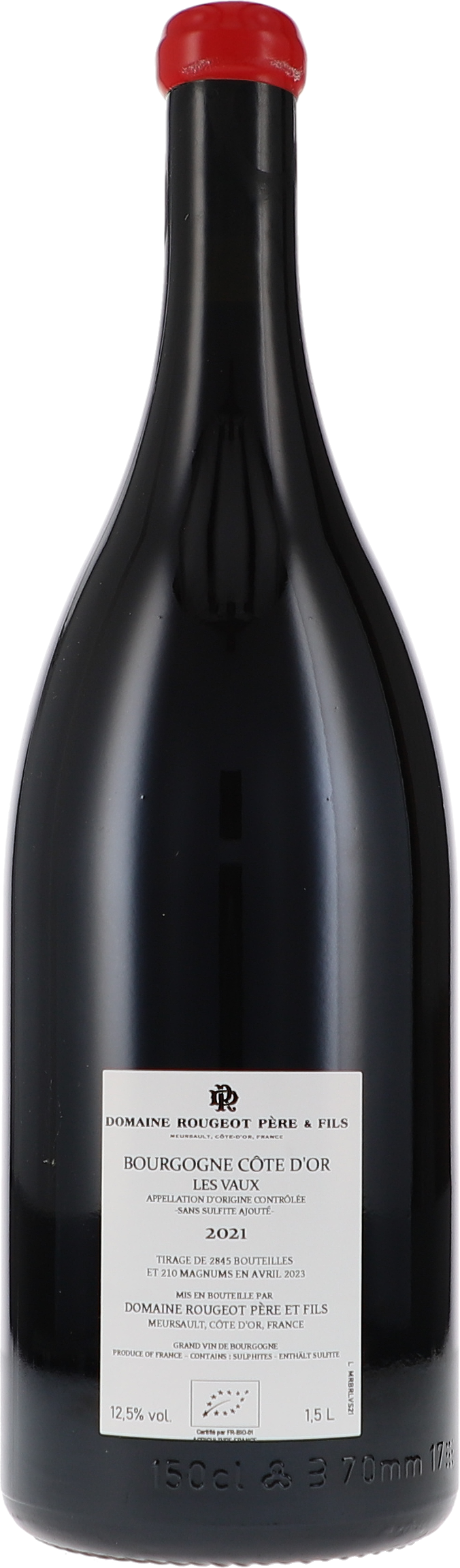 Bourgogne Côte d'Or "Les Vaux" Sans Sulfite Ajouté AOC